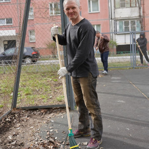 Субботник в ЦОП по дзюдо - 4