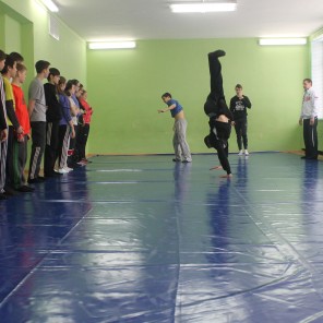 Челябинские дзюдоисты рассказали школьникам о вреде наркотиков и курительных смесей, фото Веры Сухиной-14