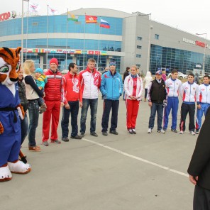 "Зелёная" акция с талисманом ЧМ-2014 по дзюдо тигрёнком Жориком - 3