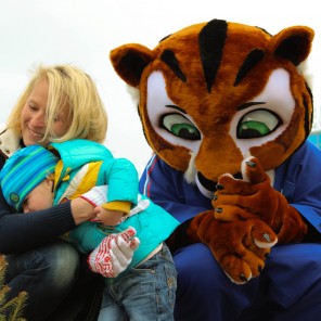 "Зелёная" акция с талисманом ЧМ-2014 по дзюдо тигрёнком Жориком - 11