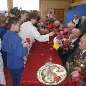 Ветераны Великой Отечественной войны в Центре олимпийской подготовки по дзюдо Челябинской области - 33