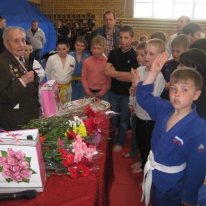 Ветераны Великой Отечественной войны в Центре олимпийской подготовки по дзюдо Челябинской области - 62